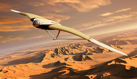 Mars unmanned aerial vehicle